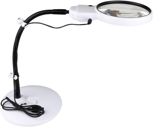 Desktop Magnifying Glass Cold and Warm Light Multifunctional Hose Desktop Magnifying Glass in Saudi Arabia
