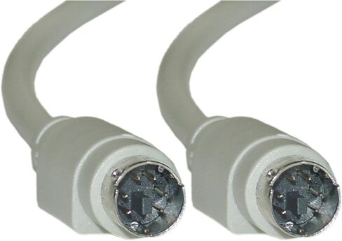 PS/2 Cable, Keyboard/Mouse, PS/2(Minidin6) Male, 6 Conductor, Straight, 6 Foot in Saudi Arabia