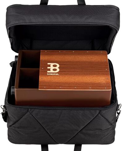 Meinl Percussion Professional Standard Cajon Box Drum Backpack Bag — Heavy-Duty Rip Stop Fabric, Adjustable Shoulder Straps and Carrying Grip, 2-Year Warranty, Carbon Gray, (MCJB-BP-CG) in Saudi Arabia