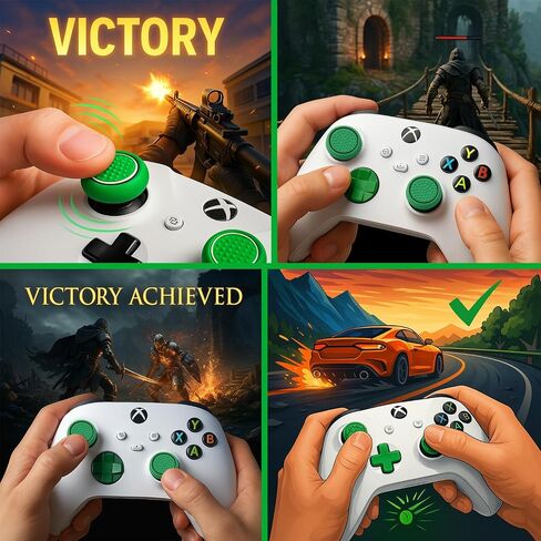 MatoSan® Compatible with PS5– Replacement Thumbstick Grip Caps – Compatible with PlayStation – Silicone Joystick Covers for PS5, PS4, X-Box Series & One Controller – Enhanced Grip & Protection in Saudi Arabia