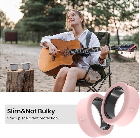غطاء حلقة متوافق مع Samsung Galaxy Ring/Ora Ring Gen 4/Oura Ring Gen 3 ، حالة مرونة من السيليكون لخاتم Samsung Galaxy. in Saudi Arabia