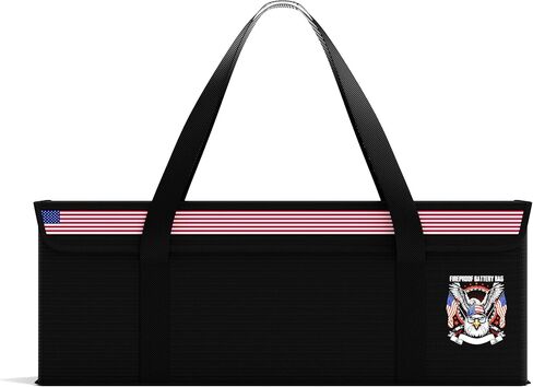 Fireproof Explosionproof Lipo Battery Safe Bag - Large Capacity Ebike Battery Storage Guard Pouch for Charging & Storage - Waterproof Protective Case for Ebike & Lithium Batteries(22x9x9.4 Inches) in Kuwait