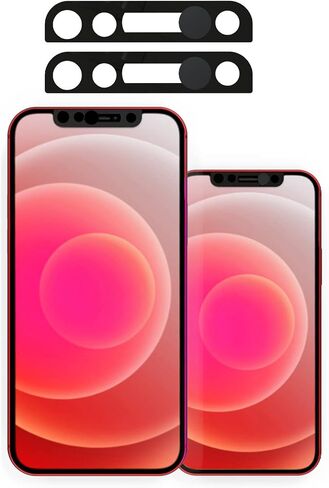 Phone Camera & Webcam Cover - Compatible with iPhone X/XS/XR/XS Max/11/11 Pro/11 Pro Max/12/12 Mini/12 Pro/12 Pro Max - Privacy Protection, Facial ID Compatible - Black in Saudi Arabia