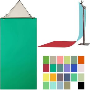 Photography Backdrops Small Product Background 12 Pieces 24 Colors Photo Photography Backdrop for Food Jewelry Cosmetics Makeup(34x17inch Solid Color)