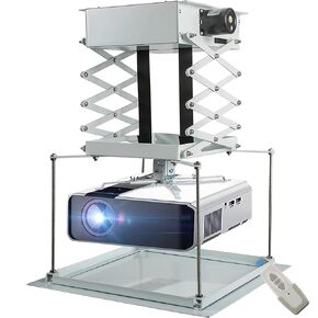 CGOLDENWALL ULTRA-SHIN HIDDEN MOTERIRERD Mount Mount Electric Lift ، سعة 44 رطلاً ، لوحة قابلة للتخصيص ، جهاز التحكم عن بُعد (مسافة التشغيل: 1 م/ 39.37 ")