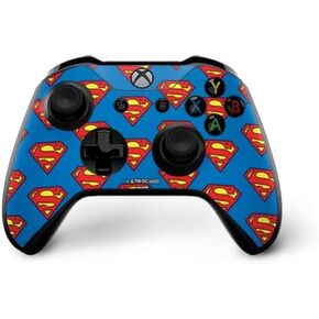 Skinit Decal Gaming Skin Compatible with Xbox One X Controller - Officially Licensed Superman 2025 Superman & Krypto Watch The Earth Design