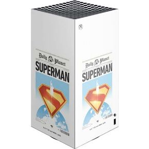 Skinit Decal Gaming Skin Compatible with Xbox Series X Digital Edition Console - Officially Licensed Superman 2025 Superman & Krypto Watch The Earth Design