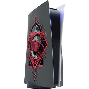 Skinit Decal Gaming Skin Compatible with PS5 Console - Officially Licensed Superman 2025 Superman & Krypto Watch The Earth Design