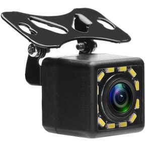 Car Backup Camera, Rear View Camera Ultra HD 12 LED Night Vision,Waterproof Reverse Camera 170° Wide View Angel for Universal Cars,SUV,Trucks,RV and More (HD)