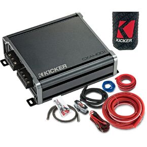 مكبر للصوت و amp مجموعة مجموعة من العناصر - CX Series 400W RMS Class D Monoblock Amplifier و 8Awg الأسلاك الأسلاك الكاملة