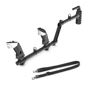 ALIXUEQIN VR Gun Stock for Meta Quest 3/Quest 3S, Compatible with VR Meta Quest 2, Magnetic Gunstock Rifle Adapter with Shoulder Strap for Enhance Stability