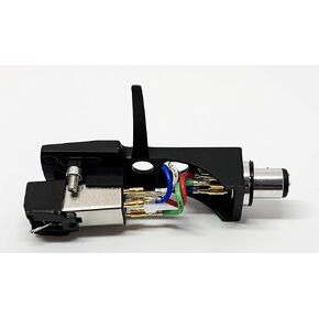 Black Headshell,Mount,Cartridge and Conical stylus,needle for Pioneer PL550,PL10,PL510,PL71,PL400,PL100,PL115D,PL120,PL300,PL514X,SPL100,PL112D