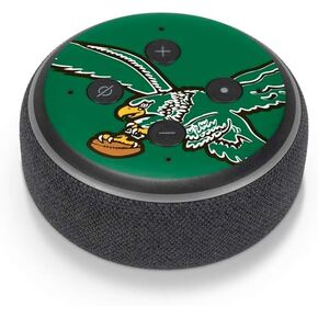 Skinit Decal Audio Skin Compatible with Amazon Echo Dot 3 - Officially Licensed NFL Philadelphia Eagles Retro Logo Design
