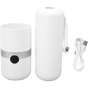 USB White Electric Heating Cooling Water Bottle Warmer Cooler Cup Office 350ML 10W