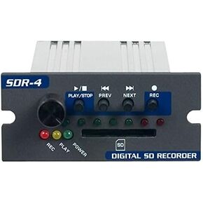 rolls Multitrack Recorder, Black (SDR4)