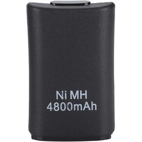 Rechargeable Battery Pack for Xbox 360-4800mah Replacement Battery Pack for Xbox 360, Black