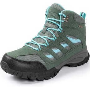 R CORD Womens Hiking Boots Womens Mid Hiking Boots Breathable Outdoor Trekking Boots Backpacking Boots