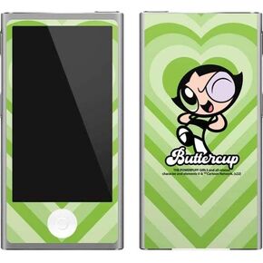 Skinit Decal MP3 Player Skin Compatible with iPod Nano (7th Gen&2012) - Officially Licensed Warner Bros Buttercup Green Hearts Design