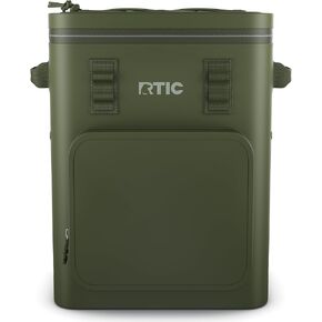 RTIC 24 Can Ultra-Tough Backpack Cooler, Insulated, Waterproof, Leak Proof, Portable Floating Bag for Beverage, Drink, Lunch, Outdoor, Beach, Car, Camping, Picnic, Fishing, Boat
