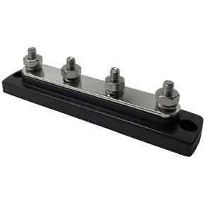 Sherco-Auto Blue Sea 2303 Marine Bus Bar 4 X 1/4" Stud - 150 Amp / 300V AC / 48V DC - Made in USA