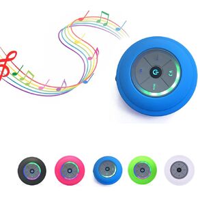 Integralz Shower Speaker, Integralz Shower Speaker Waterproof, Integralz Bluetooth Shower Speaker, Integralz Shower Blue Tooth Speaker, Shower Speaker Bluetooth Waterproof-2PCS A-Green+Pink