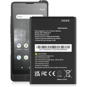 XP10 Battery, (2025 Upgraded) 5580mAh Super High Capacity Li-ion Replacement Battery for Sonim XP10 XP9900 BAT-05000-01S