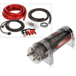 Belva 3000 Watt Max Handling Amp Kit + 2.0 Farad Capacitor