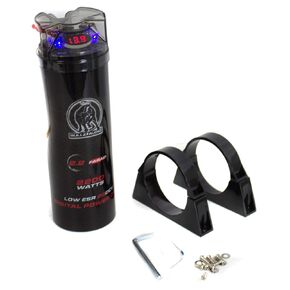 BULLZ AUDIO 2200 Watt 12 Volt BCAP Digital Car Power 2.2 Farad Capacitor
