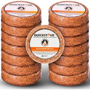 Fire Starters (10 Pack) – Waterproof Emergency Fuel Disks for Camping Essentials, Wood Stove, Fireplace, Fire Pit, Survival Kit, Campfire & Outdoor Accessories