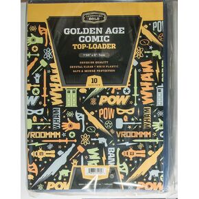 10 CBG Golden Age Comic Book Top Loaders - Ultra Archival Quality for Protecting Your Comic Books