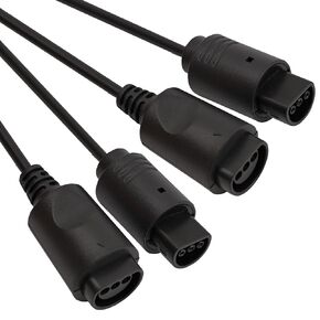CSTESVN N64 Controller Extension Cable, 4 Pack 1.8M/6FT Replacement Controller Extension Cable for Nintendo 64 N64 Console