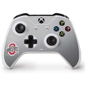 Skinit Decal Gaming Skin Compatible with Xbox One S Controller - Officially Licensed Ohio State University Ohio State University Buckeyes Design