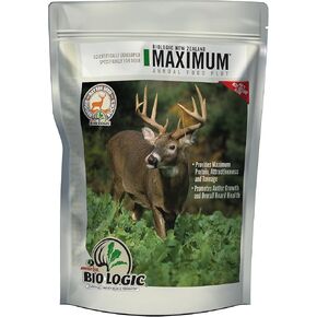 New Zealand Maximum Deer Food Plot Seed, Annual Forage with 100% New Zealand Brassicas, Rapid Growth, Massive Antler Growth & Deer Health, 9 lb Bag Plants 1 Acre