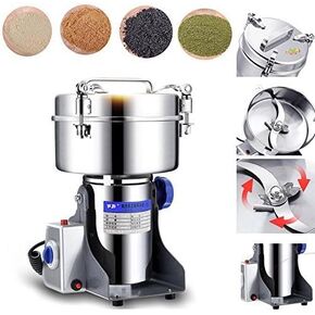 2000g 220V 550W High Performance Grain Grinder Mill Powder Stainless Electric Machine Swing Commercial Type