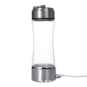 H2 Smart Hydrogen Water Bottle, Portable Electrolytic Cup with Base Charger