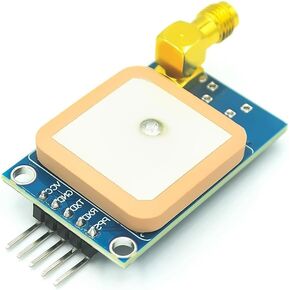 Compatible for NEO-7M GPS Module with SMA Antenna Interface, 3.3V/5V TTL for Arduino/STM32/C51, 51 MCU Code Included (Replaces NEO-6M)