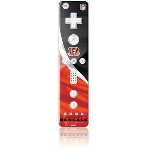 Skinit Decal Gaming Skin Compatible with Wii Remote Controller - Officially Licensed NFL Cincinnati Bengals Design