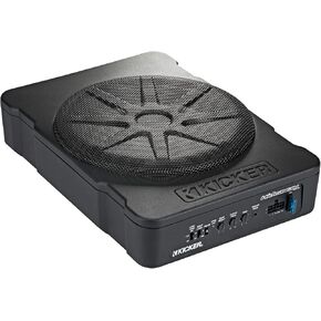 KICKER 51HS10 10" Hideaway Under-Seat Powered Car Subwoofer Compact Sub HS10
