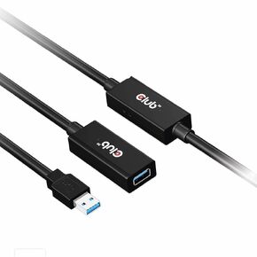 Club 3D CAC-1406 USB 3.2 Gen1 Active Repeater Cable 15m / 49.2ft M/F 28AWG