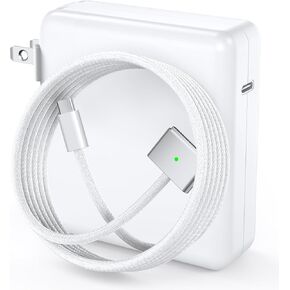 140W شاحن لـ MacBook Pro 16 14 بوصة Mac Air 15 13 بوصة 2025 2024 2023 2022 2021 M1-M4 Type C محول طاقة الشاحن السريع و 6.6 قدم إلى المغناطيسي 3 كابل LED قابلة للتطبيق 2021-2025
