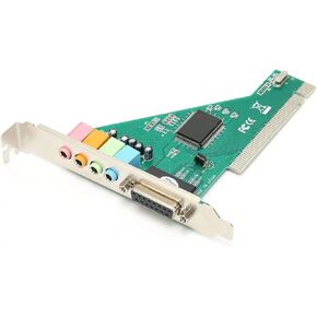 Pci Sound Card 120db Pci Sound Card Computer Built In Sound Card Computer Accessory Pci Sound Card 120db Duplex Playback Computer Accessory with 4 Channel for 98 8738