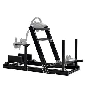 Dardoo F1 Racing Wheel Stand Cockpit, Profile 40 x 80 mm Wheel Cage with Shifter Lever Fits For Logitech G920 & G923, Thrustmaster,PlayStation,Without steering wheel, pedal, handbrake and seat