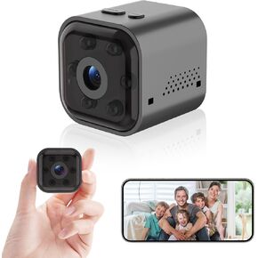 Hidden Spy Camera - Nanny Cam - 1080P HD WiFi Wireless Security Camera - Best Mini Car Cameras for Surveillance - Surveillance Camera with Motion Detection and Night Vision