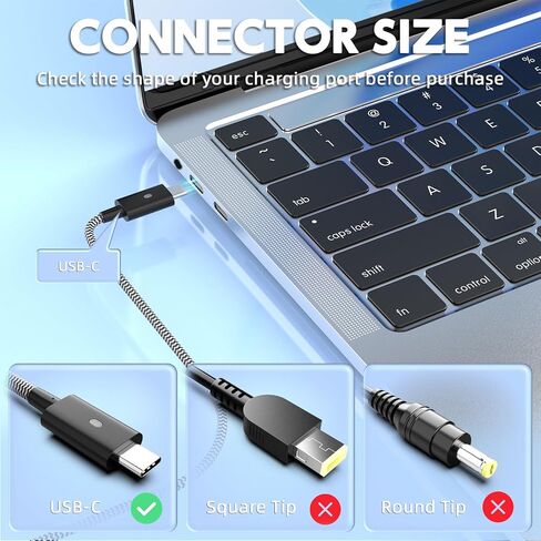 شاحن كمبيوتر محمول USB C 100 واط لأجهزة MacBook ASUS Huawei HP Dell Acer Samsung Chromebooks Toshiba USB c محول الطاقة in Kuwait