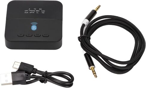 Septpenta Wireless Bluetooth Adapter 5.0 جهاز استقبال الصوت ، 2 في 1 مستقبل مرسل لاسلكي ، محول الصوت اللاسلكي HIFI للسماعات السلكية Bluetooth in Saudi Arabia