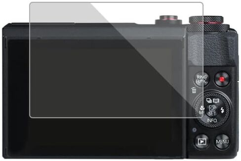 2 Pack Screen Protector Tempered Glass Anti-Scrach Anti-Bubble for Canon G7X Mark III G9X Mark II GX7 GX9 in Saudi Arabia