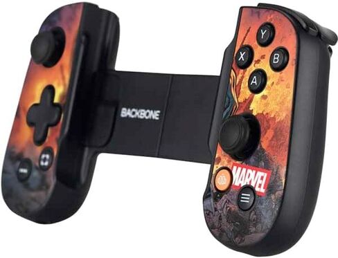 Skinit Mucal ألعاب البشرة متوافقة مع العمود الفقري لوحدة التحكم في لعبة iPhone - Marvel Black Panther Time Watch Design in Kuwait