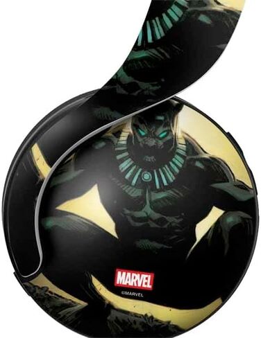 Skinit Decal Gaming Skin Compatible with Pulse 3D Wireless Headset for PS5 - Officially Licensed Marvel Black Panther Night Time Watch Design in Saudi Arabia