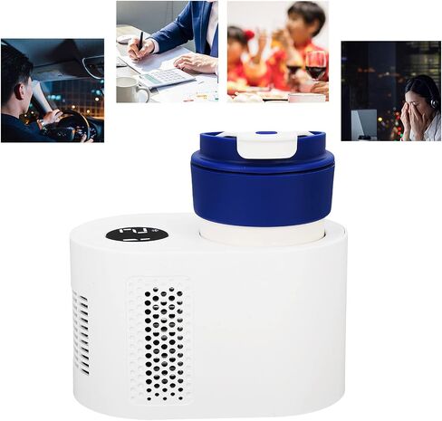 Smart hot and Cold Cup, Multi Functional Portable 2 in 1 hot and Cold Thermos Cup Smart Electric Cooling Cup for Families (White) in Saudi Arabia