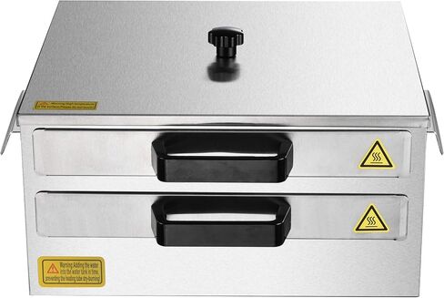 WeChef Rice Noodle Roll Steamer Machine 2 Layers Chinese Cantonese Cheung Fun Changfen Maker with Stainless Steel Steam Tray Commercial or Home Use in Saudi Arabia